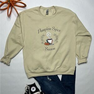 Fall🍂 sweatshirt just in time for pumpkin spice! Custom made multi size/color